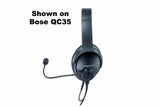 NFlight Mic installed on Bose QC35 side view