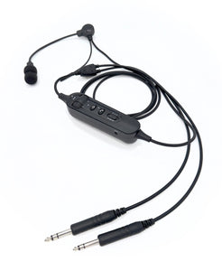 NFlight Nomad Pro Aviation Microphone with Bluetooth and TSO'd David Clark Microphone Element